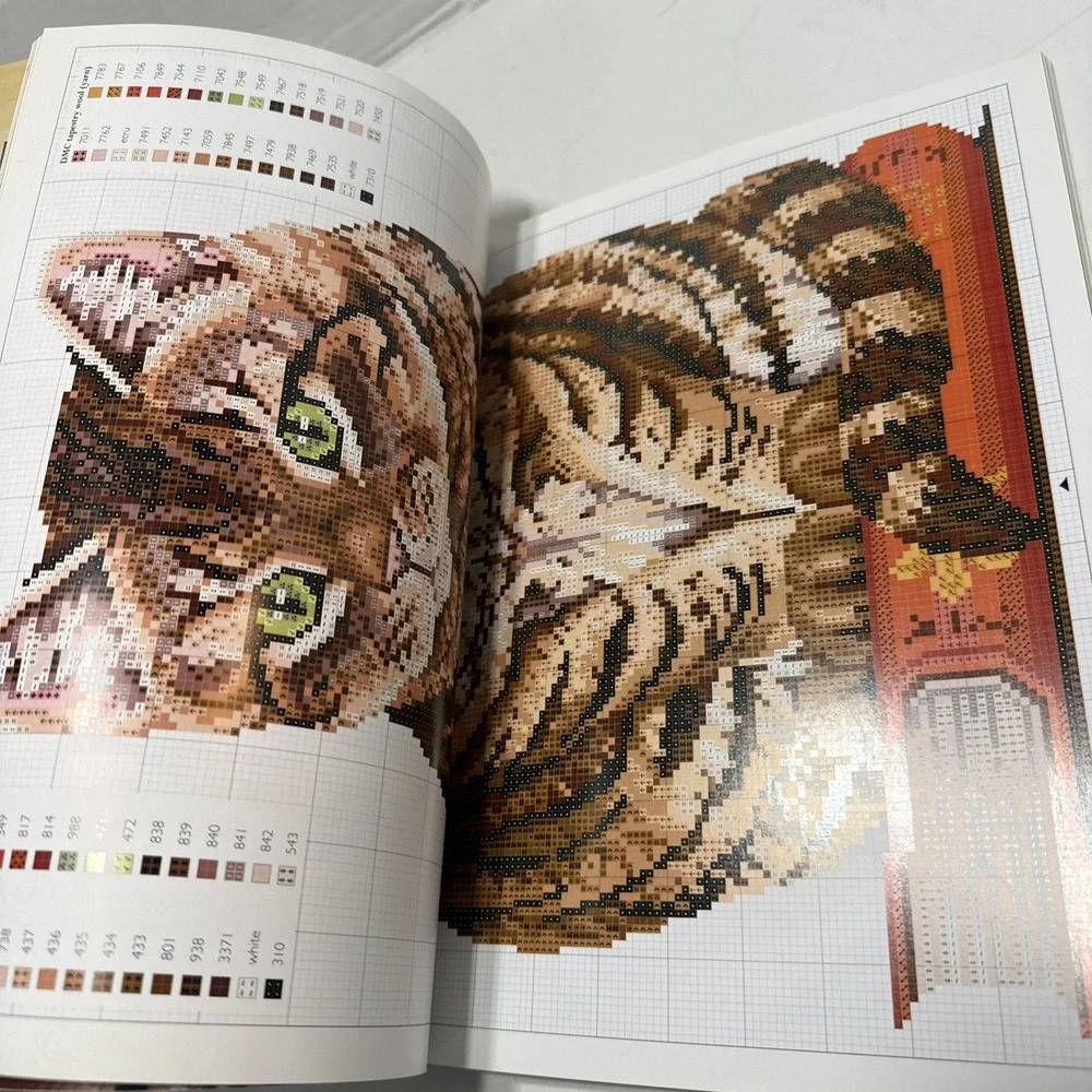 Cats of the World in‎ Cross Stitch Paperback 2002. Must Have Cat Cross Stitch!!
